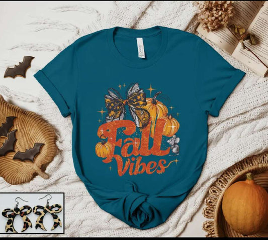 Fall Vibes short sleeved t-shirt